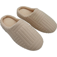 Ladies Sherpa Scuff Slippers Cream Size 7/8 each