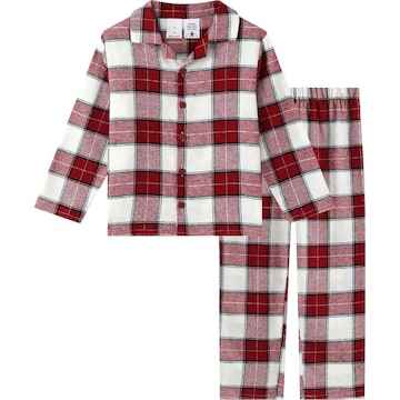 Kids Flannelette Pyjamas Red Size 6 each
