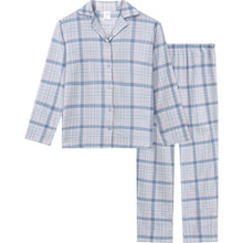 Ladies Flannelette Pyjamas Blue Size L each