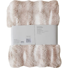 Faux Fur Throw Latte each