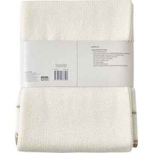 Knitted Throw Taupe Stripes each