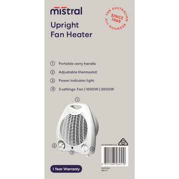 Mistral Upright Fan Heater each
