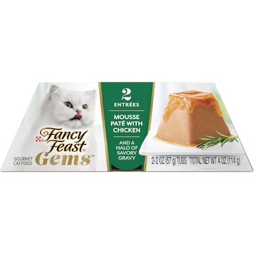 Fancy Feast Gems Mousse Pate With Chicken Wet Cat Food 57g x 2 pack
