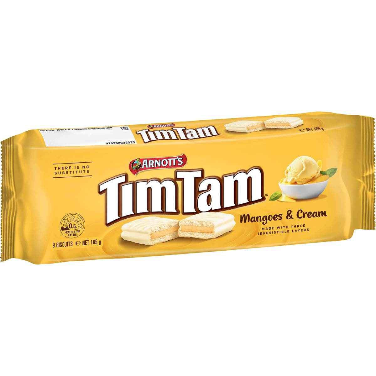 Arnott's Tim Tam Mangoes & Cream Biscuits 165g