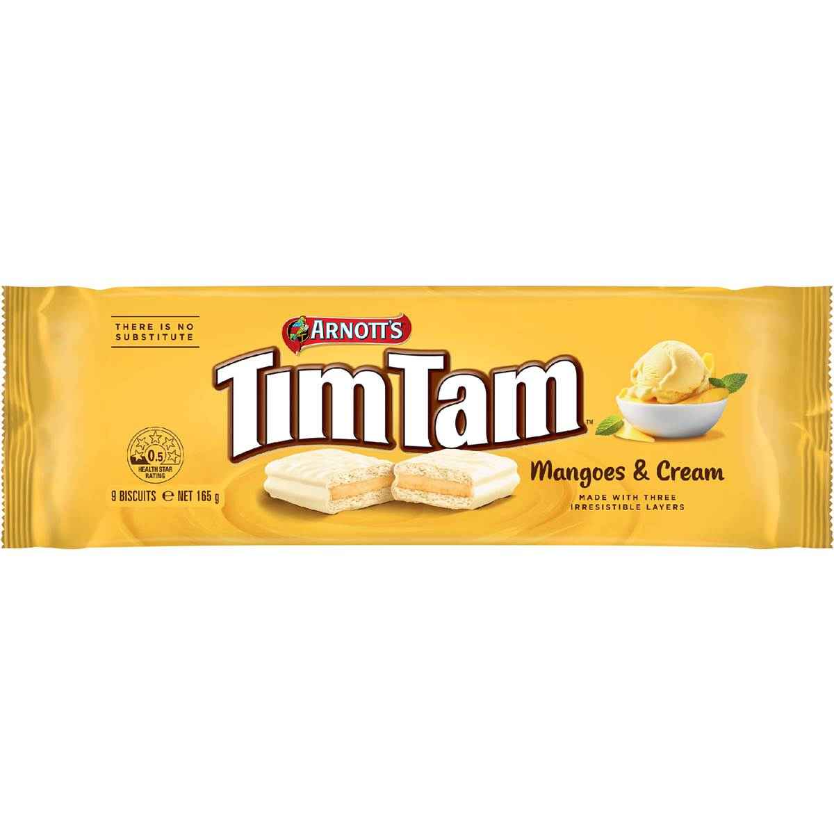 Arnott's Tim Tam Mangoes & Cream Biscuits 165g