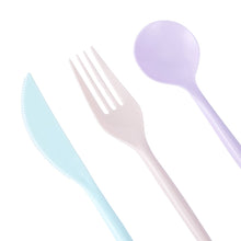 45 Piece Reusable Cutlery - Pastel
