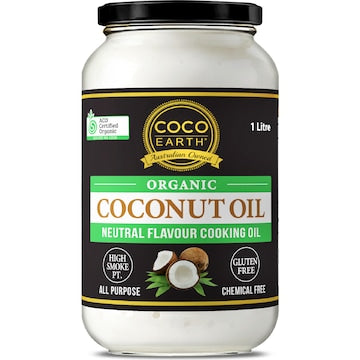 Coco Earth Organic Coconut Cooking Oil 1L