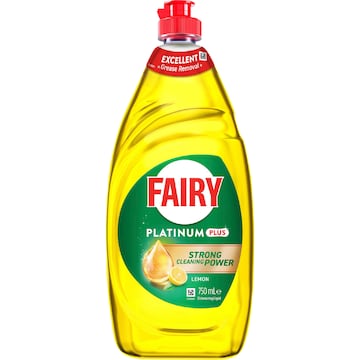 Fairy Platinum Plus Dish Liquid Lemon 750mL