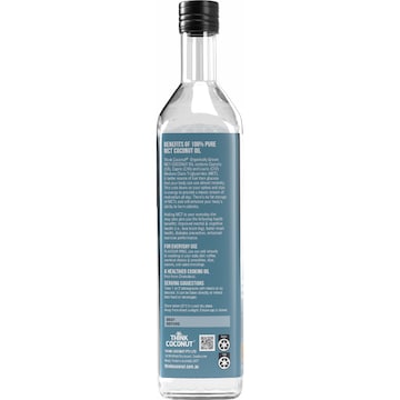 Think Coconut 100% Pure MCT Liquid Coconut Oil 500mL