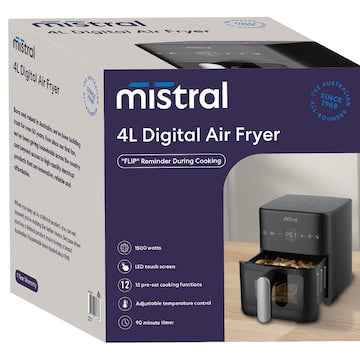 Mistral Digital Air Fryer 4L each