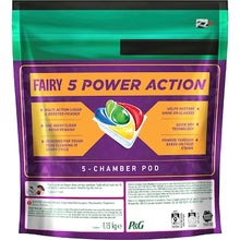 Fairy 5 Power Action Dishwashing Tablets Lemon 70 pack
