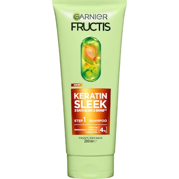 Garnier Fructis Keratin Sleek Shampoo 200mL