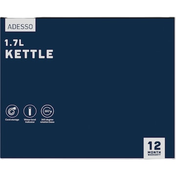 Adesso Kettle 1.7L Assorted each