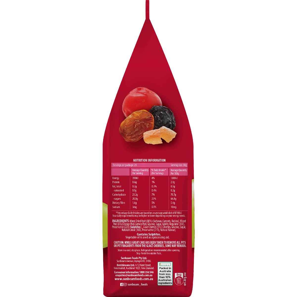 Sunbeam Mixed Fruit 750g