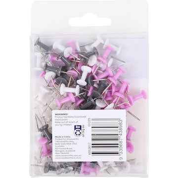 Paperclick Push Pins 100 pack