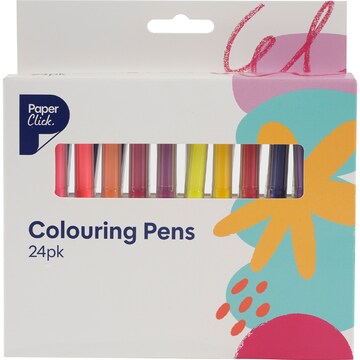 Paperclick Colouring Pens 24 pack