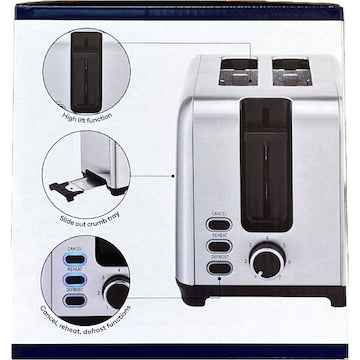 Adesso Stainless Steel 2 Slice Toaster each