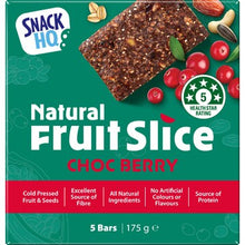 Snack HQ Natural Fruit Slice Choc Berry 5 pack