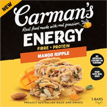 Carman's Energy Bar Mango Ripple 5 pack