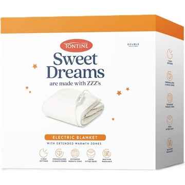 Tontine Sweet Dreams Electric Blanket Double Bed each