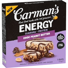 Carman's Energy Bar Choc Peanut Butter 5 pack