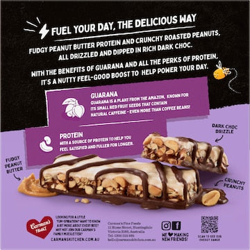 Carman's Energy Bar Choc Peanut Butter 5 pack
