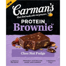 Carman's Protein Brownie Choc Nut Fudge 5 pack