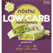 Noshu Low Carb Pistachio Indulgence Bars 5 pack