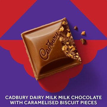 Cadbury Dairy Milk Biscoff Chocolate Block 170g