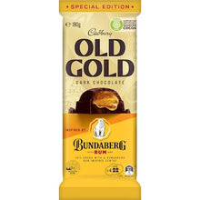 Cadbury Old Gold Bundaberg Rum Chocolate Block 180g