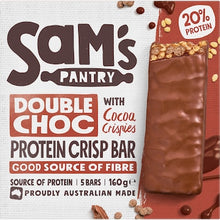 Sam's Pantry Protein Crisp Bars Double Choc 5 pack