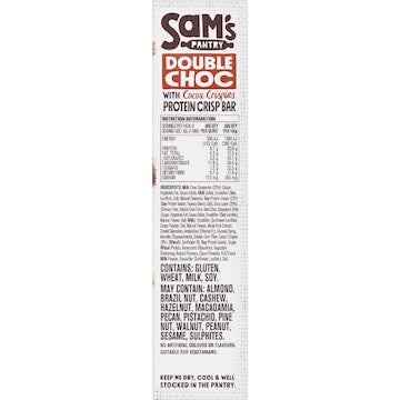 Sam's Pantry Protein Crisp Bars Double Choc 5 pack