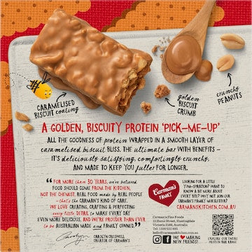 Carman's Protein Caramelised Biscuit Bars 5 pack