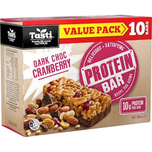 Tasti Protein Bar Dark Choc Cranberry 10 pack