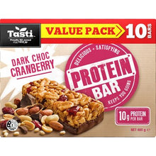 Tasti Protein Bar Dark Choc Cranberry 10 pack