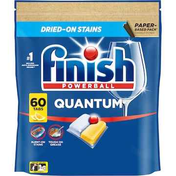Finish Quantum Dishwashing Tablets Lemon 60 pack