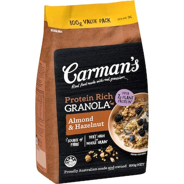 Carman's Protein Rich Granola Almond & Hazelnut 800g