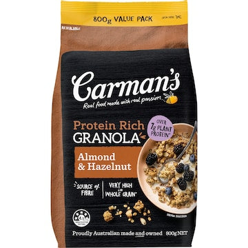 Carman's Protein Rich Granola Almond & Hazelnut 800g