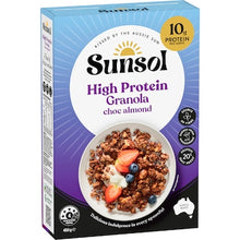 Sunsol High Protein Granola Choc Almond 450g