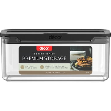 Decor Design Series Premium Pantry Storage Oblong 1.9L each