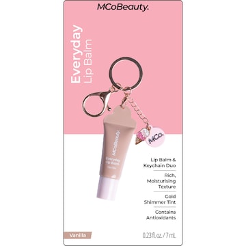 MCoBeauty Lip Balm Keyring Vanilla 7mL