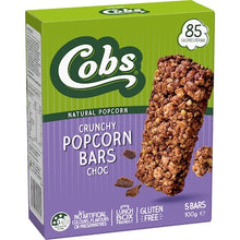 Cobs Crunchy Popcorn Bars Choc 5 pack