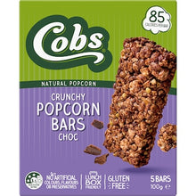 Cobs Crunchy Popcorn Bars Choc 5 pack