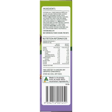 Cobs Crunchy Popcorn Bars Choc 5 pack