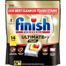 Finish Ultimate Plus Dishwashing Tablets Lemon 14 pack