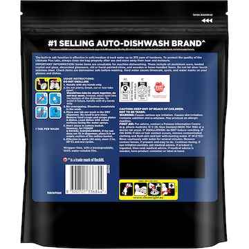 Finish Ultimate Plus Dishwashing Tablets Lemon 14 pack