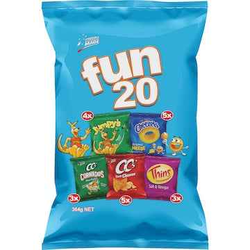 Fun 20 Family Chips Mix 20 pack