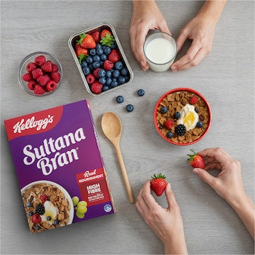 Kellogg's Sultana Bran High Fibre Breakfast Cereal Bulk Pack 1.15kg