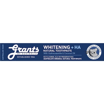Grants Whitening & HA Toothpaste 110g