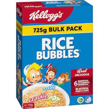 Kellogg's Rice Bubbles Breakfast Cereal 725g